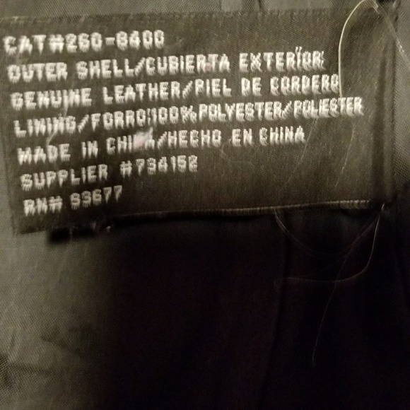 Worthington Size Large Black Leather Jacket - Picture 5 of 8